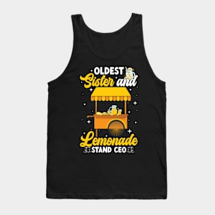 Oldest Sister And Lemonade Stand CEO Lemonade Crew Tank Top